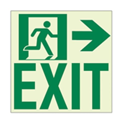 RAE2122 Luminous Intermediate Door Exit Sign
