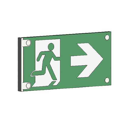 RM Architectural Series Exit Signs: 50 Ft. Rated Visibility