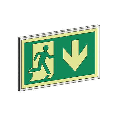 RM Standard Series Exit Signs: 75 Ft. Rated Visibility