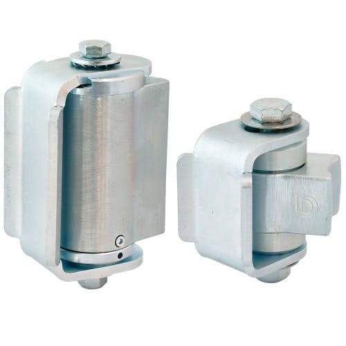 ShutIt® Center-Mount Weld-On Gate Hinges for Round Post Self-Closing Set – Self-Closing Set