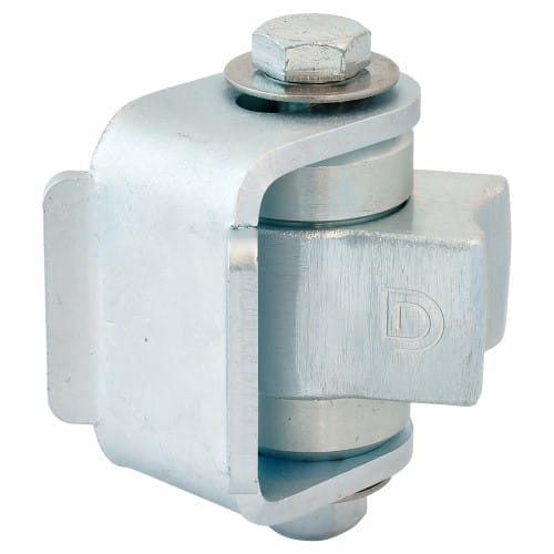 ShutIt® Center-Mount Weld-On Gate Hinges for Round Post Hinge Only – Pair of Plain Hinges