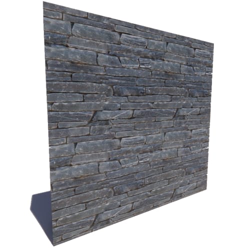Thinstone Veneer: Black Pearl Micro Ledge