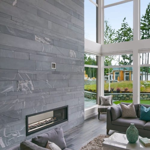Ocean Pearl Sawn Ashlar Tile 9"