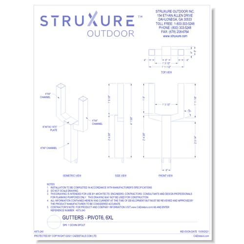 SP6: Y Down Spout