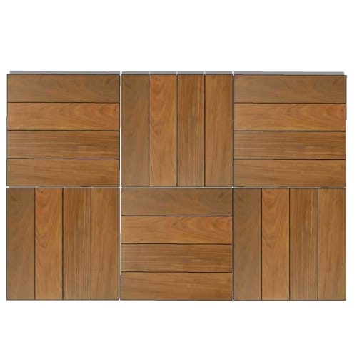 Interlocking Ipe Wood Deck Tiles