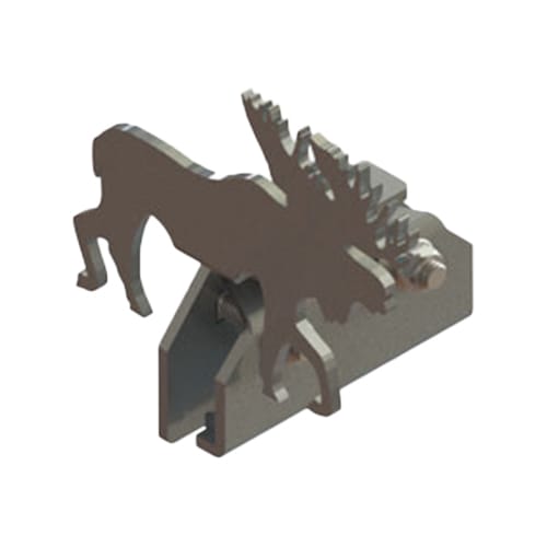 Snow Fence: Clamp-on Moose