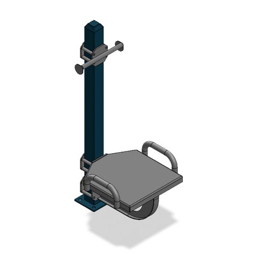 Cali-Post-Mounted Plyo Box