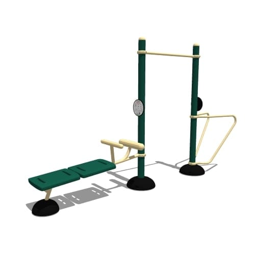 Calisthenics: Model ( SGR071 ) 3-Person Static Combo