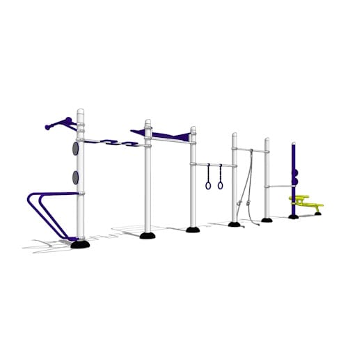 Calisthenics: Model ( SGR078 ) 7-Person Functional Fitness Combo