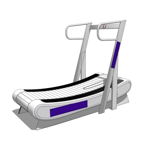 Low-Impact: Model ( UBX958 ) Curved Treadmill