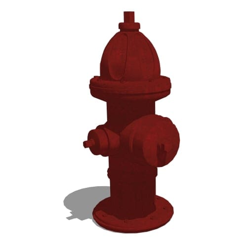 Gyms For Dogs - DL-FHFS-CRT - Decorative Antique Free Standing or Surface Mount Fire Hydrant, Heavy 80+lbs, Luxury Settings, 33" Tall