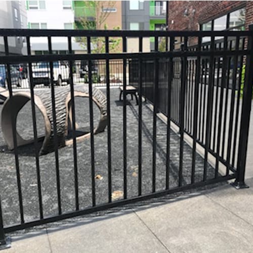 Dog Park Fencing - Gyms For Dogs Doggie DVR Vertical Rail Pool & Pet Style preview 3
