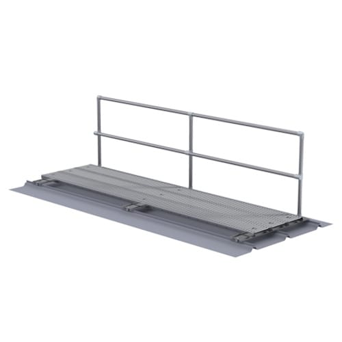 preview of Trapezoid SSR - 36" Wide Metalwalk®, 1 Sided Handrail, S-5™ Clamp, Parallel