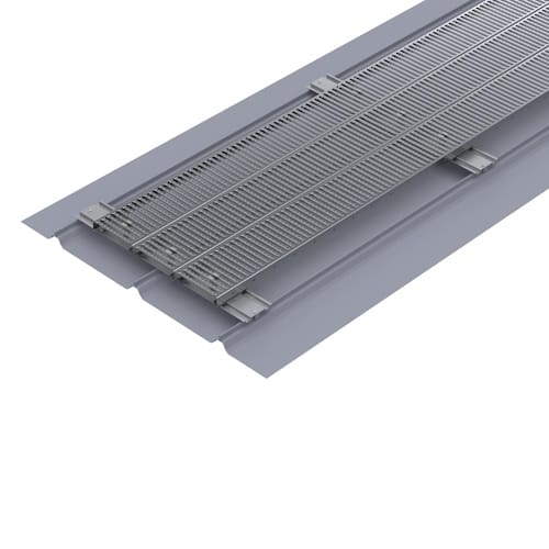 Trapezoid SSR - 36" Wide Metalwalk®, No Handrail, S-5™ Clamp, Parallel