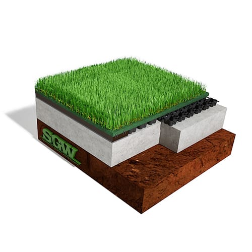 Synthetic Turf On Concrete/Asphalt