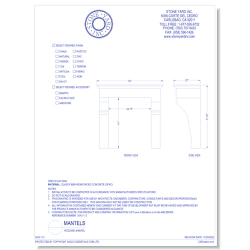 Rozzano Mantel