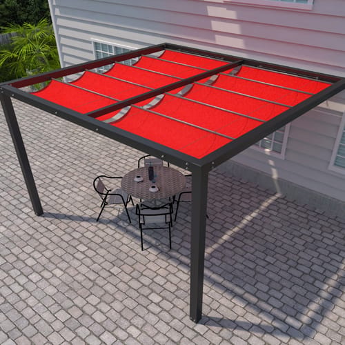 Modular Aluminum Pergola Base 10x10 preview 4