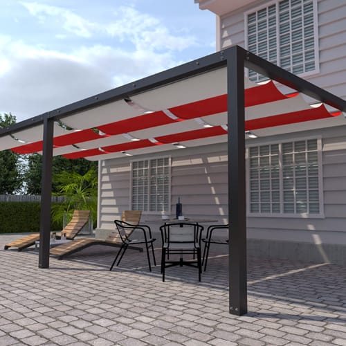 Modular Aluminum Pergola Base & Add-On 20x10 preview 2