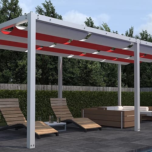 Modular Aluminum Pergola Base & Add-On 20x10 preview 4