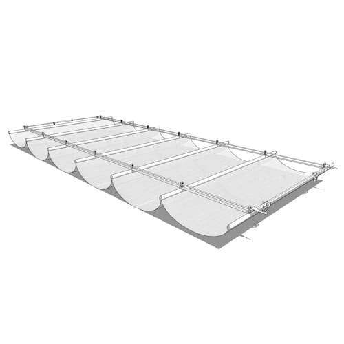 Canopy With Typical Billowing And Magnets 5'x12 '
