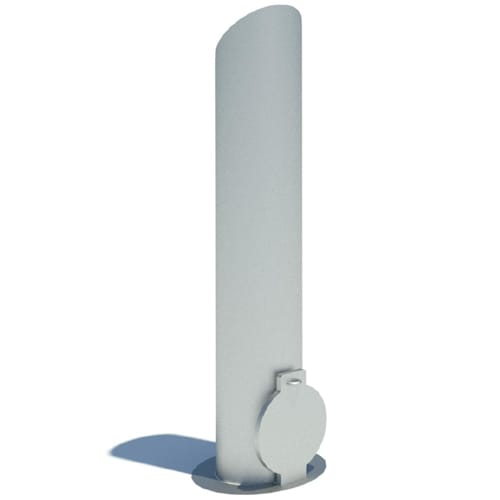 6" Padlock Removable Bollard
