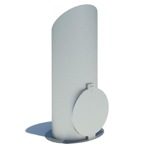 12" Padlock Removable Bollard