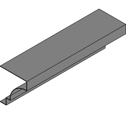 Fiberglass Cornice: CR 112x8, 15" H x 13" P x 96" L