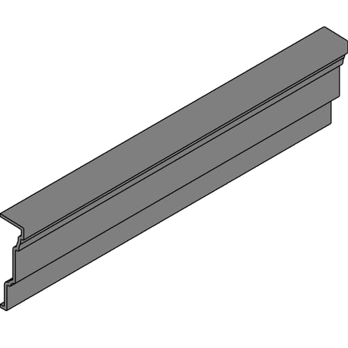 Fiberglass Cornice: CR 154x8, 12" H x 3-1/2" P x 96" L