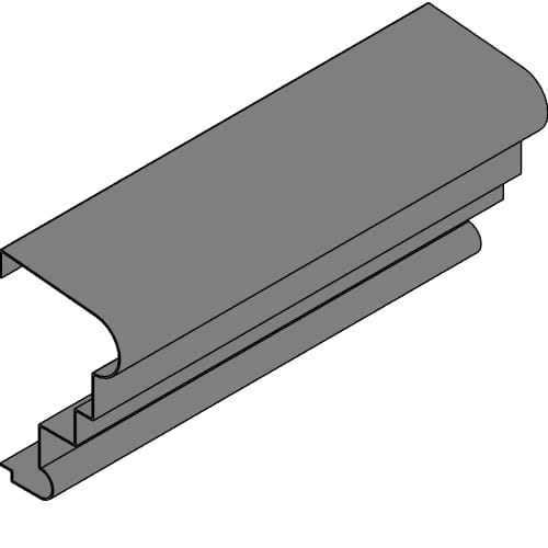 Fiberglass Cornice: CR 146x8, 22" H x 13 1/2" P x 96" L