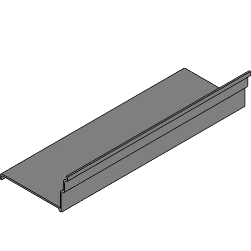 Fiberglass Cornice: CR 203x8, 8-3/4'' H x 17-1/4'' P x 96'' L