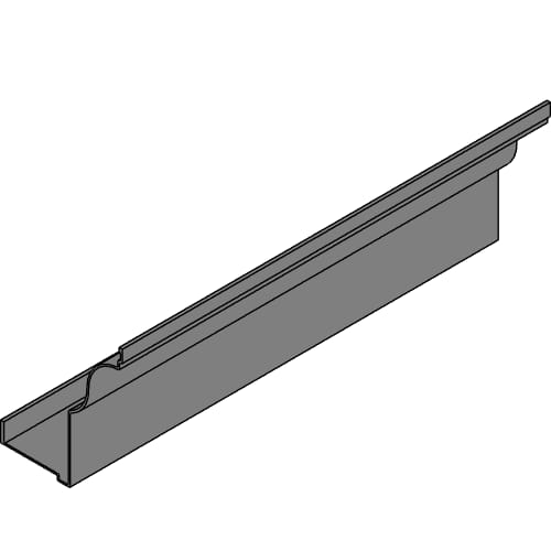 preview of Fiberglass Cornice: CR 205x8, 16-3/8'' H x 13-5/8'' P x 96'' L