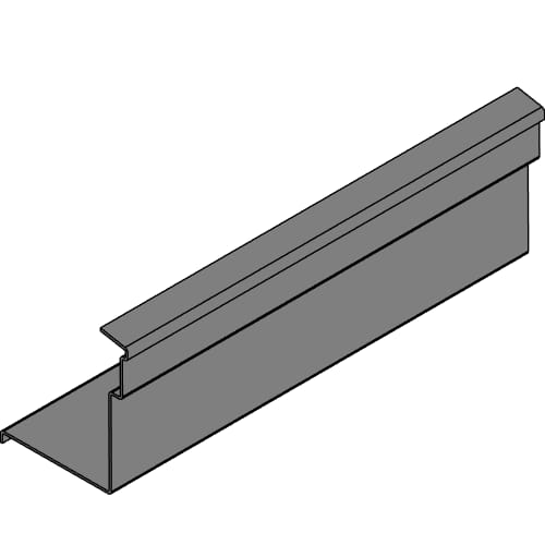 Fiberglass Cornice: CR 216x8, 17'' H x 14-3/4'' P x 8' L