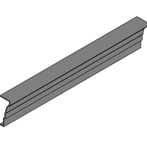 Fiberglass Cornice: CR 230x8, 8 7/8" H x 3 1/2" P x 96'' L