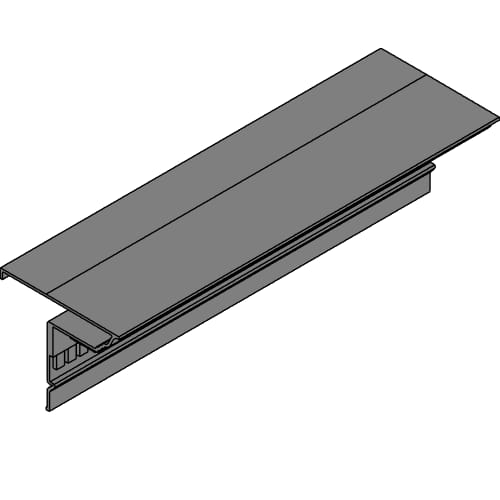 Fiberglass Cornice: CR 233x8, 1'-9 5/8" H x 2'-1 15/16" P x 96'' L