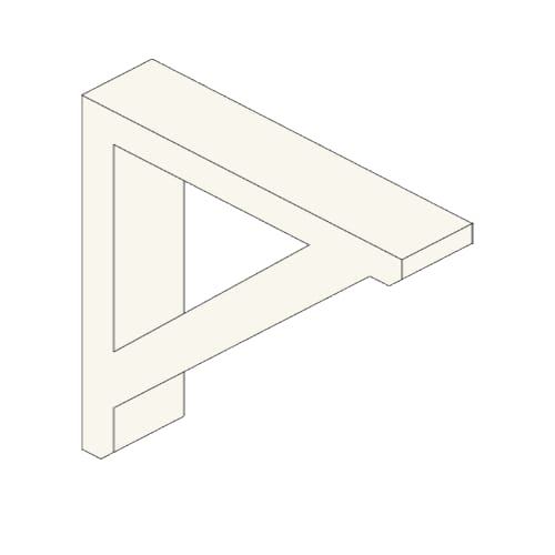 Corbel Bracket: BKT 25" x 27" x 5.5"