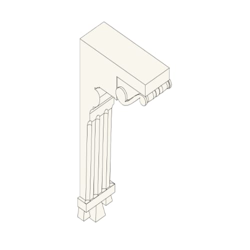 Corbel Bracket: BKT 19.75" x 38.75" x 7.25"