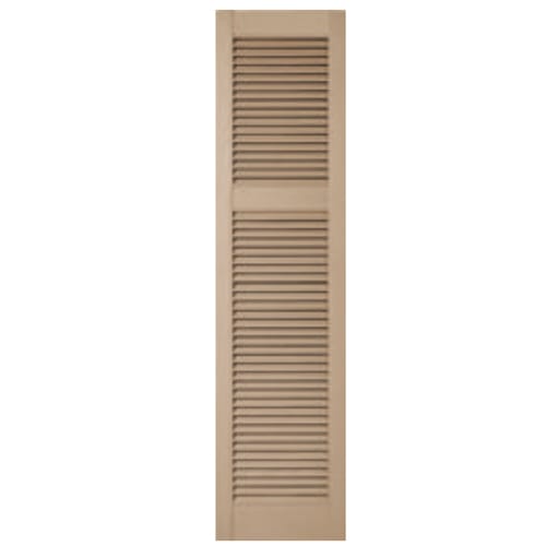 Specialty Louvered Vinyl Shutters