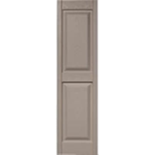 Specialty Raised Panel Vinyl Shutters