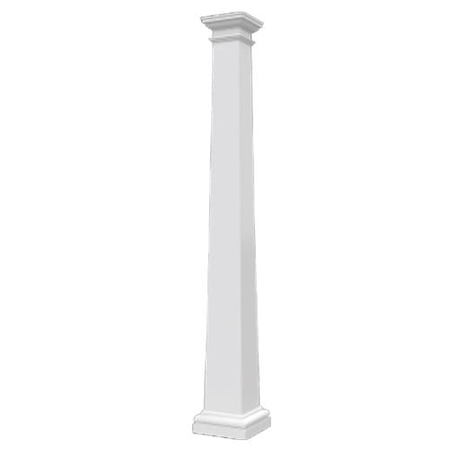 Square Tapered Fiberglass Columns