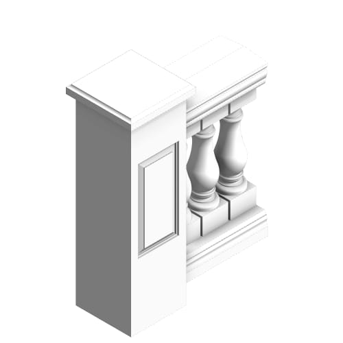  Fiberglass, Urethane, & Synthetic Stone Balustrades, Railing System (#0245 Baluster)