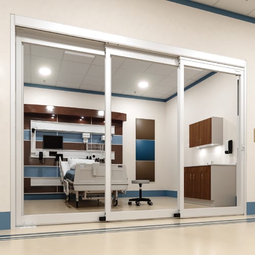 ASSA ABLOY VersaMax 2.0 Sliding Telescopic ICU Door