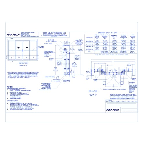 1016210 - VersaMax OHC FSL Bi Part Narrow Smoke Rated - Rev. 4.0
