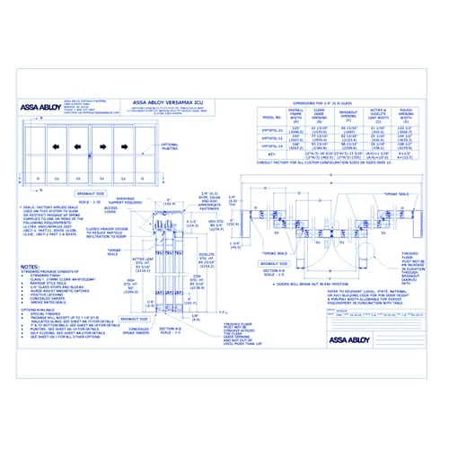 1016226 - VersaMax Telescopic OHC FSL Bi Part Narrow Smoke Rated - Rev. 4.0