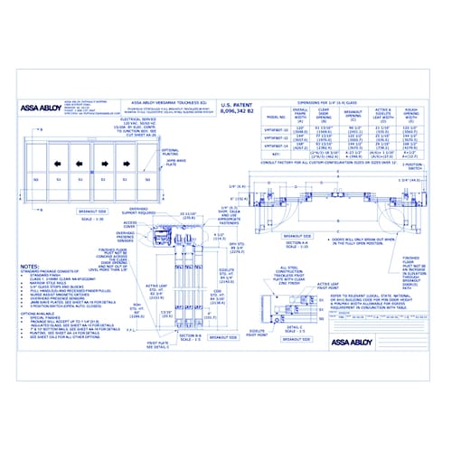 1016219 - VersaMax Touchless Telescopic OHC FBO Bi Part Narrow - Rev. 2.0