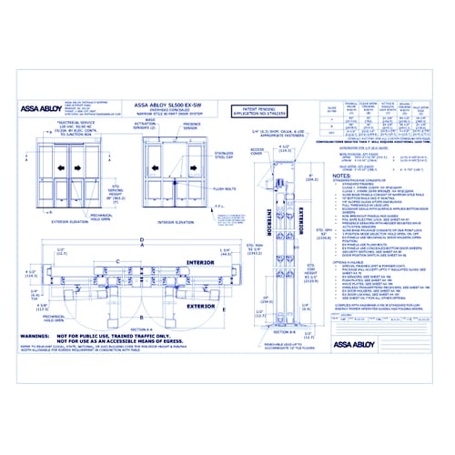 1022581 - SL500 EX-SW Express Swing Door Rev 4.0