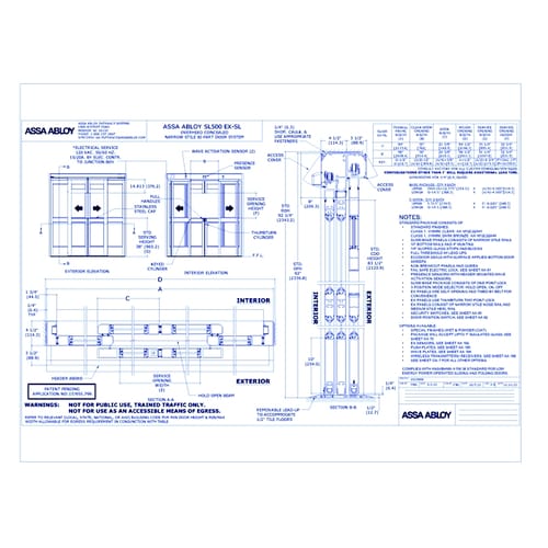 1023008 - SL500 EX-SL Express Slide Door Rev 3.0
