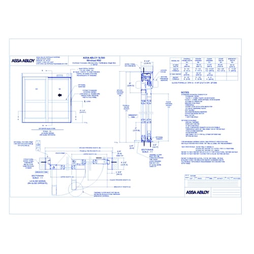 ASSA ABLOY - SL500 Windload FBO SS MS Rev 1.0 - 1021496