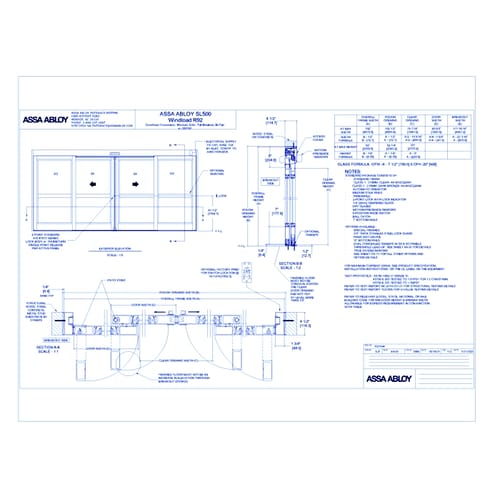 ASSA ABLOY - SL500 Windload FBO BP MS Rev 1.0 - 1021494