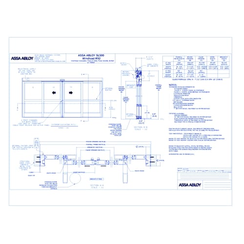 ASSA ABLOY - SL500 Windload FSL BP MS Rev 1.0 - 1021498