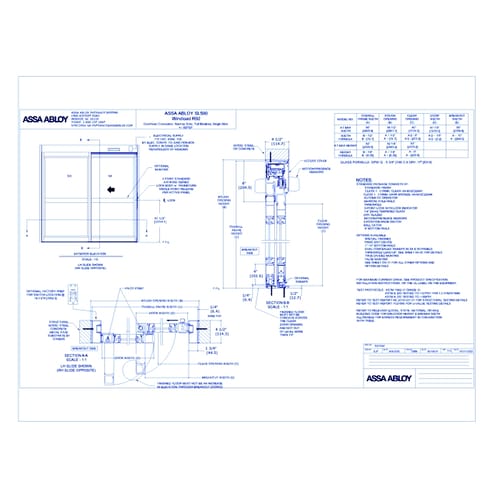 ASSA ABLOY - SL500 Windload FBO SS NS Rev 1.0 - 1021497